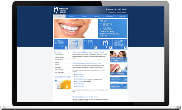 Manurewa Dental Manurewa Dental Before redesign - Manurewa Dental