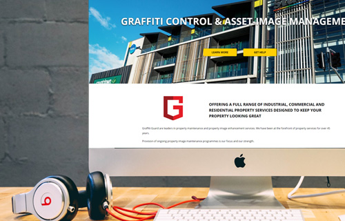 Graffiti Guard website design project thumbnail