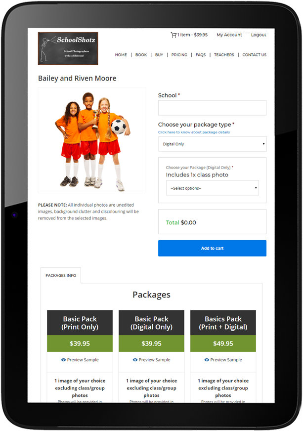 SchoolShotz Website Upgrade SchoolShotz Design Tablet - SchoolShotz Website Upgrade