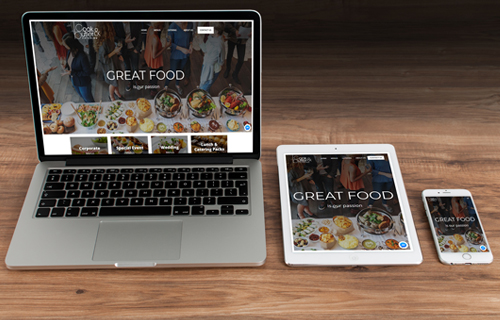 Modern responsive website for Cook and Butler Catering