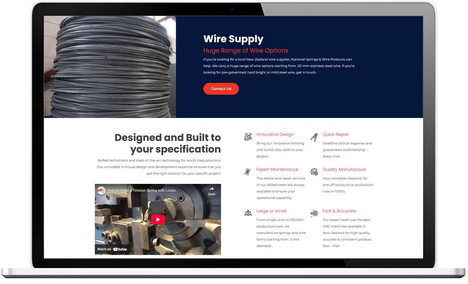 National springs website design-desktop_2