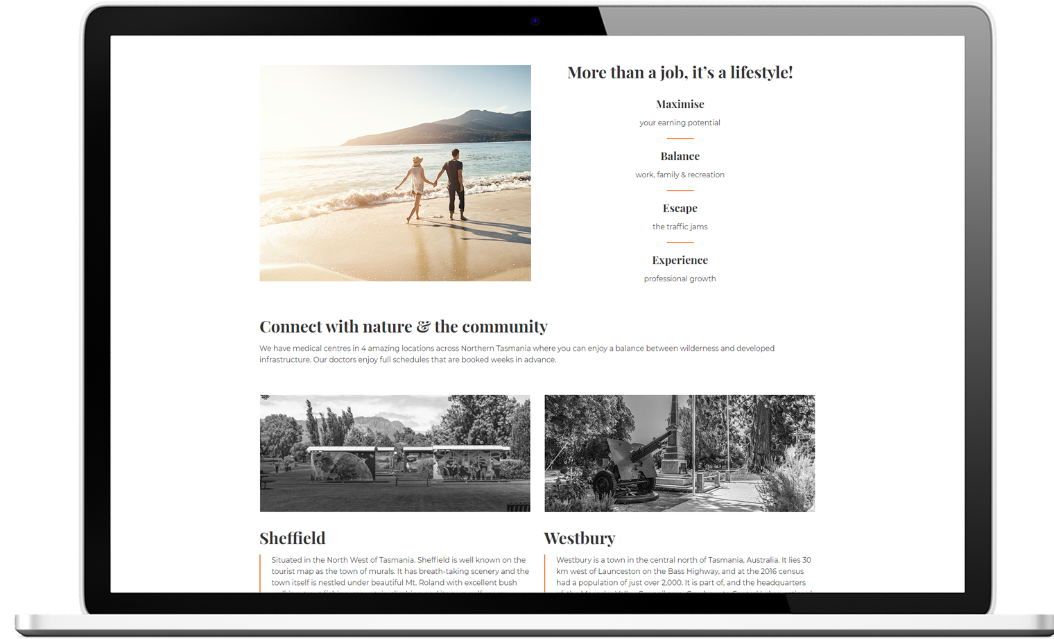 Tasmania GP Jobs Website Design Tas GP Jobs Website Re design Desktop - Tasmania GP Jobs Website Design