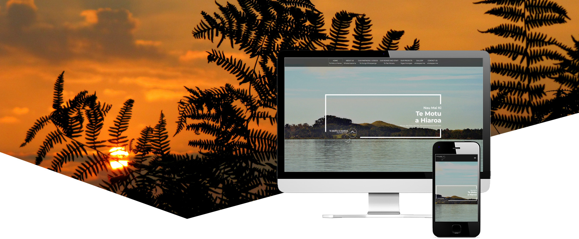 Te Motu a Hiaroa Website Design Te Motu A Hiaroa Project Banner - Te Motu a Hiaroa Website Design