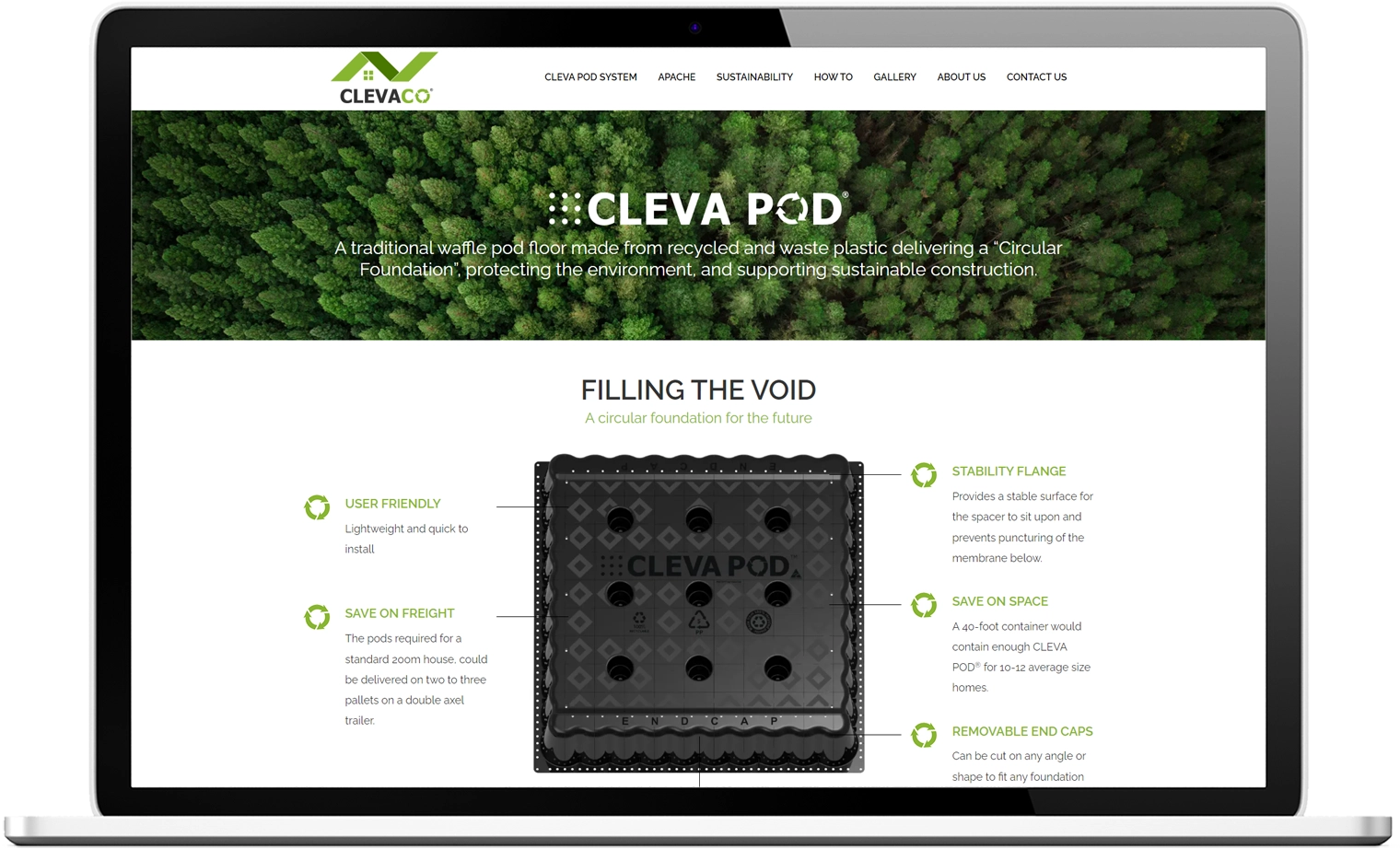 Clevaco Website design Desktop - CLEVACO Website Design