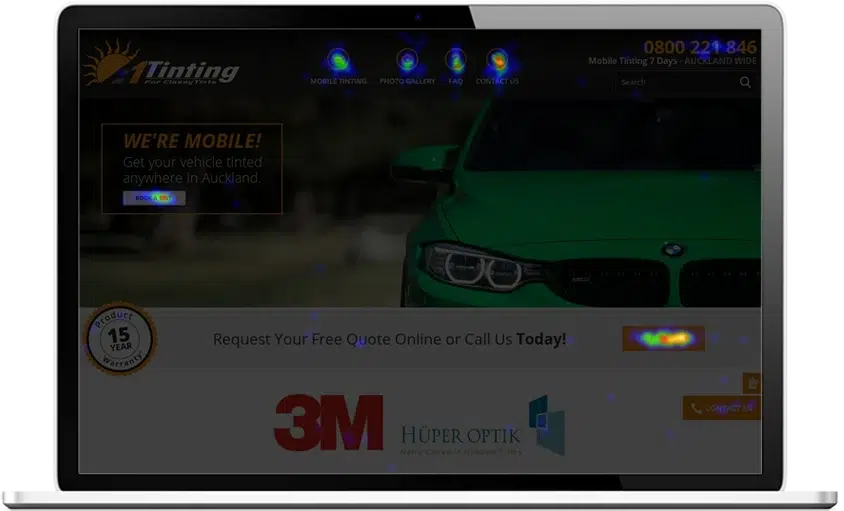 Heatmapping for monthly marketing